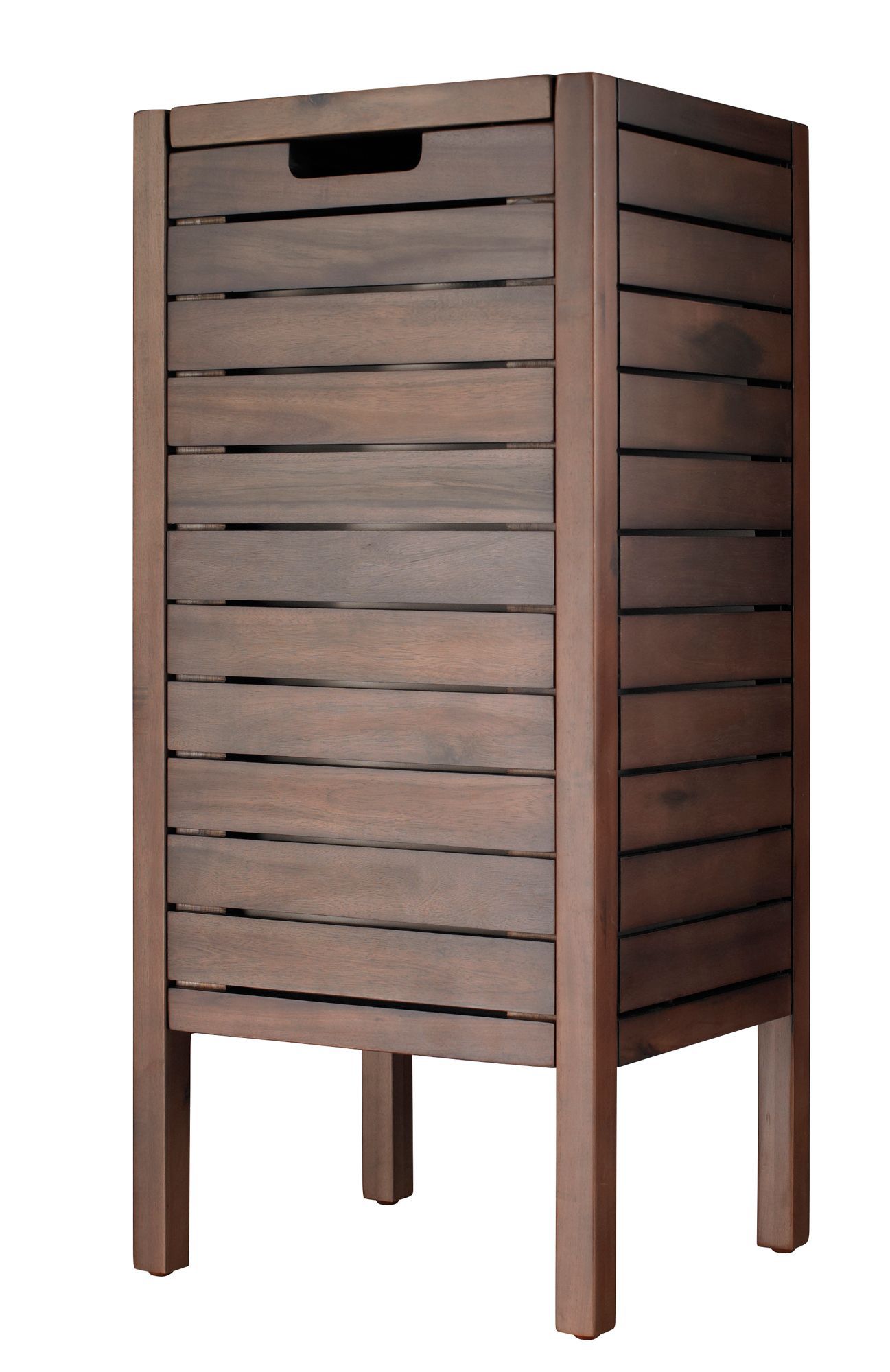 Cooke & Lewis Velon Walnut Effect Laundry Bin Price Comparisons | Compare The Build