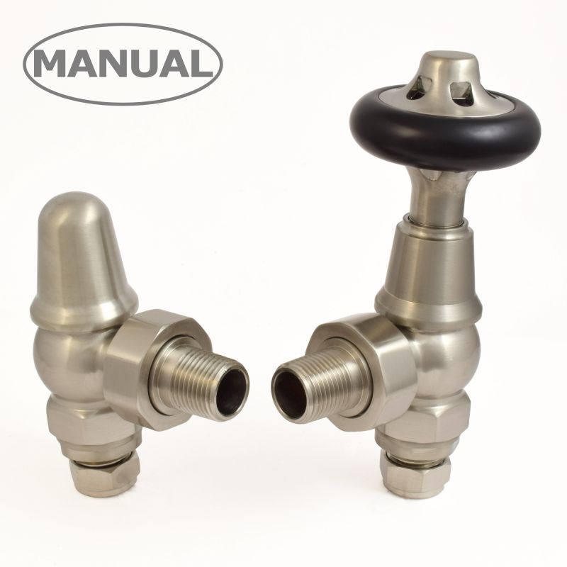 West Manual Valves, Commodore, Satin Nickel Angled - 10mm Price Comparisons | Compare The Build