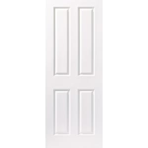 Wickes Chester White Grained Moulded Fully Finished 4 Panel Internal Door - 1981 x 686mm Price Comparisons | Compare The Build