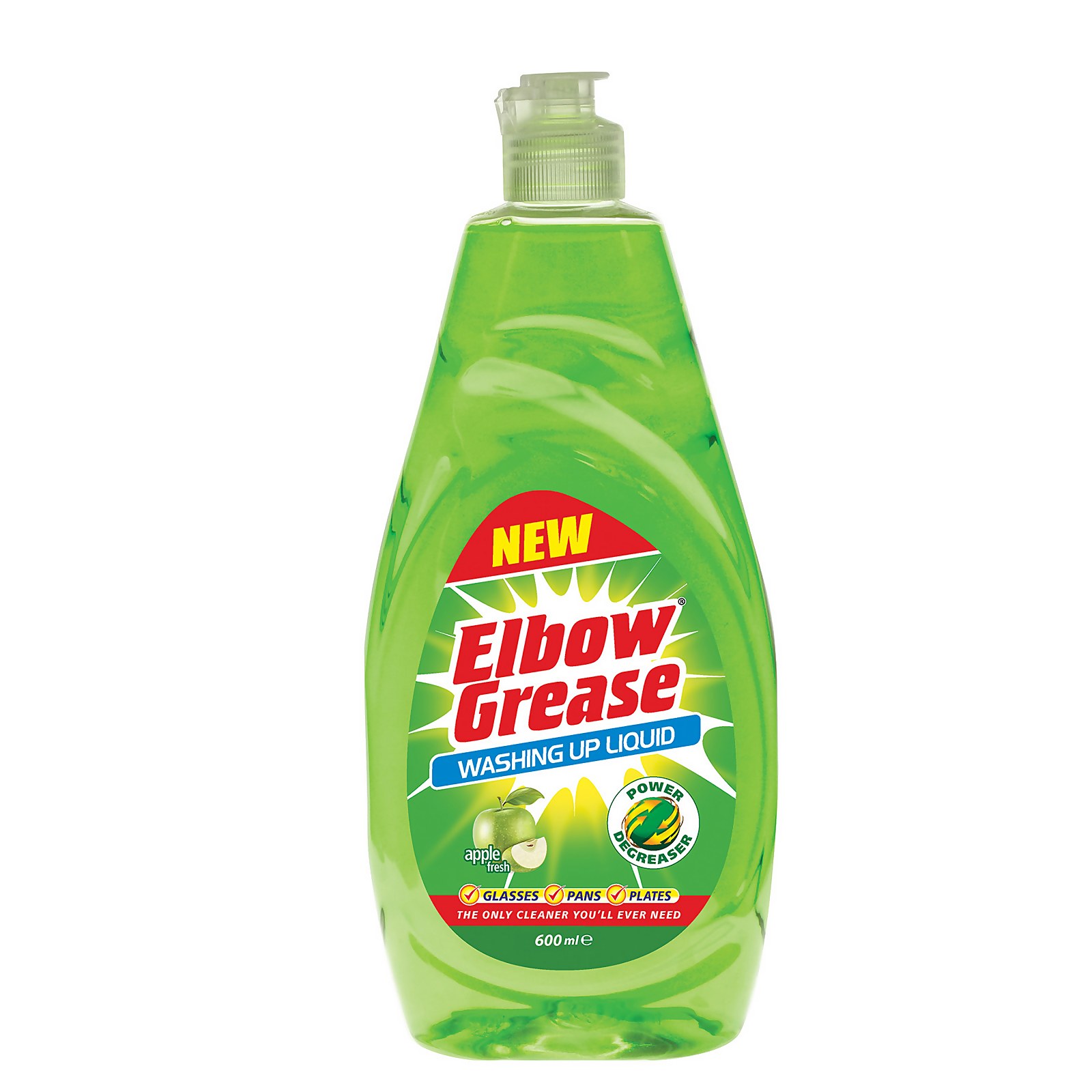 Elbow Grease Apple Washing Up Liquid 600ml Price Comparisons | Compare The Build