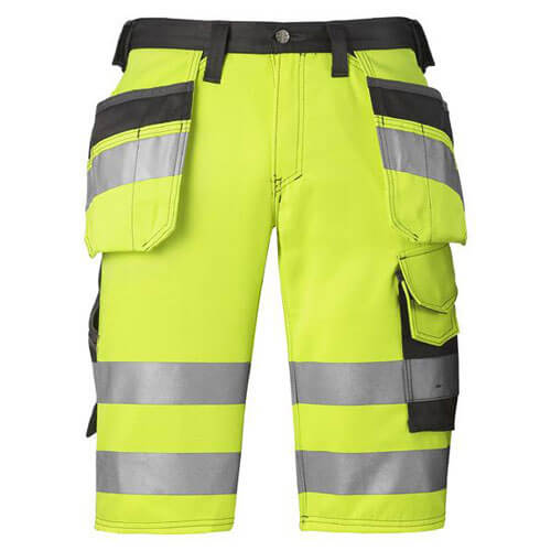 Snickers 3033 Hi Vis Shorts Yellow 31" Price Comparisons | Compare The Build