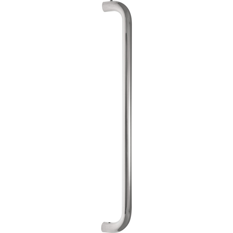 Eclipse D Shape Pull Handle Polished 425x19mm in Silver Stainless Steel | Compare The Build