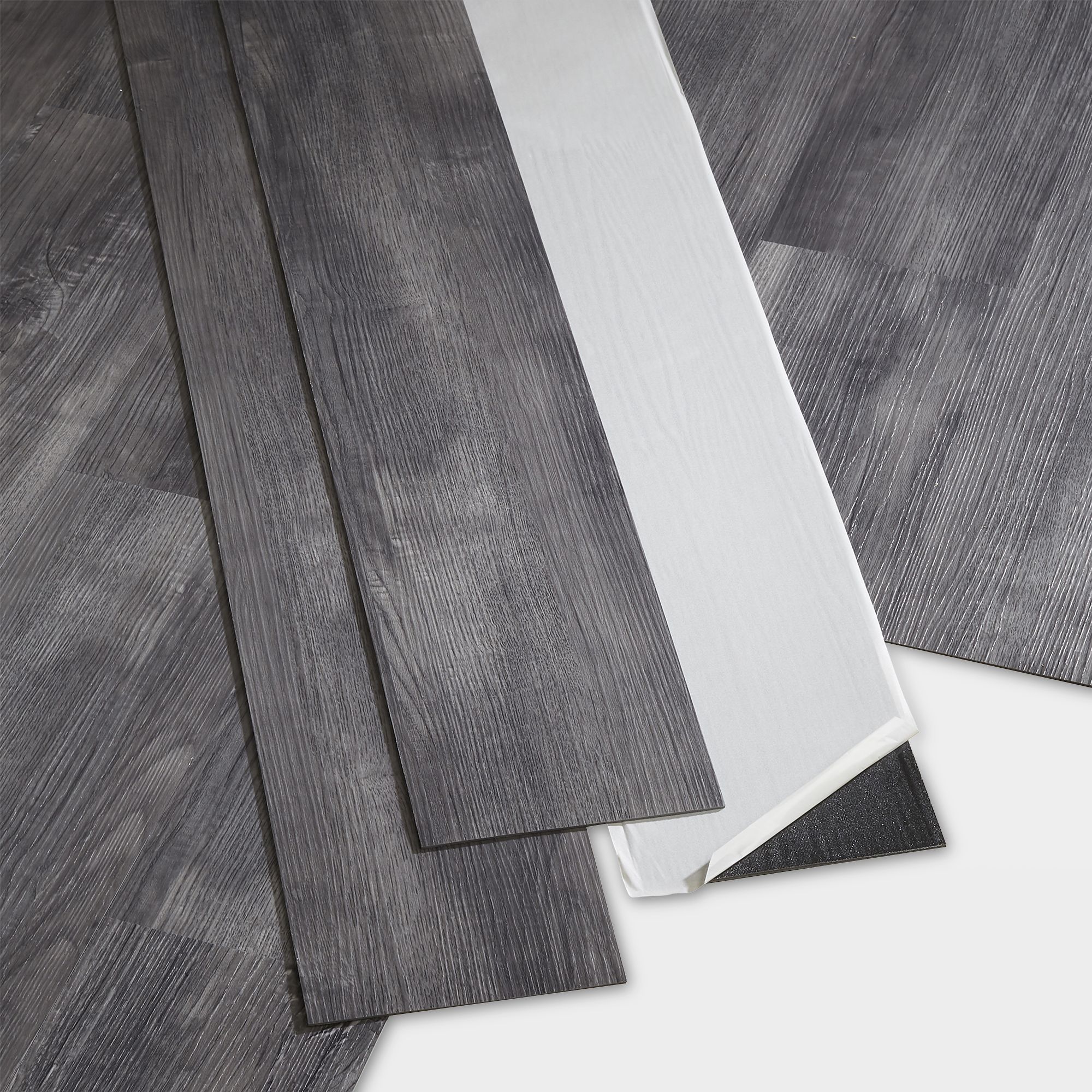 GoodHome Poprock Grey Wood Planks Wood Effect Self Adhesive Vinyl Plank, Pack Of 8 Price Comparisons | Compare The Build