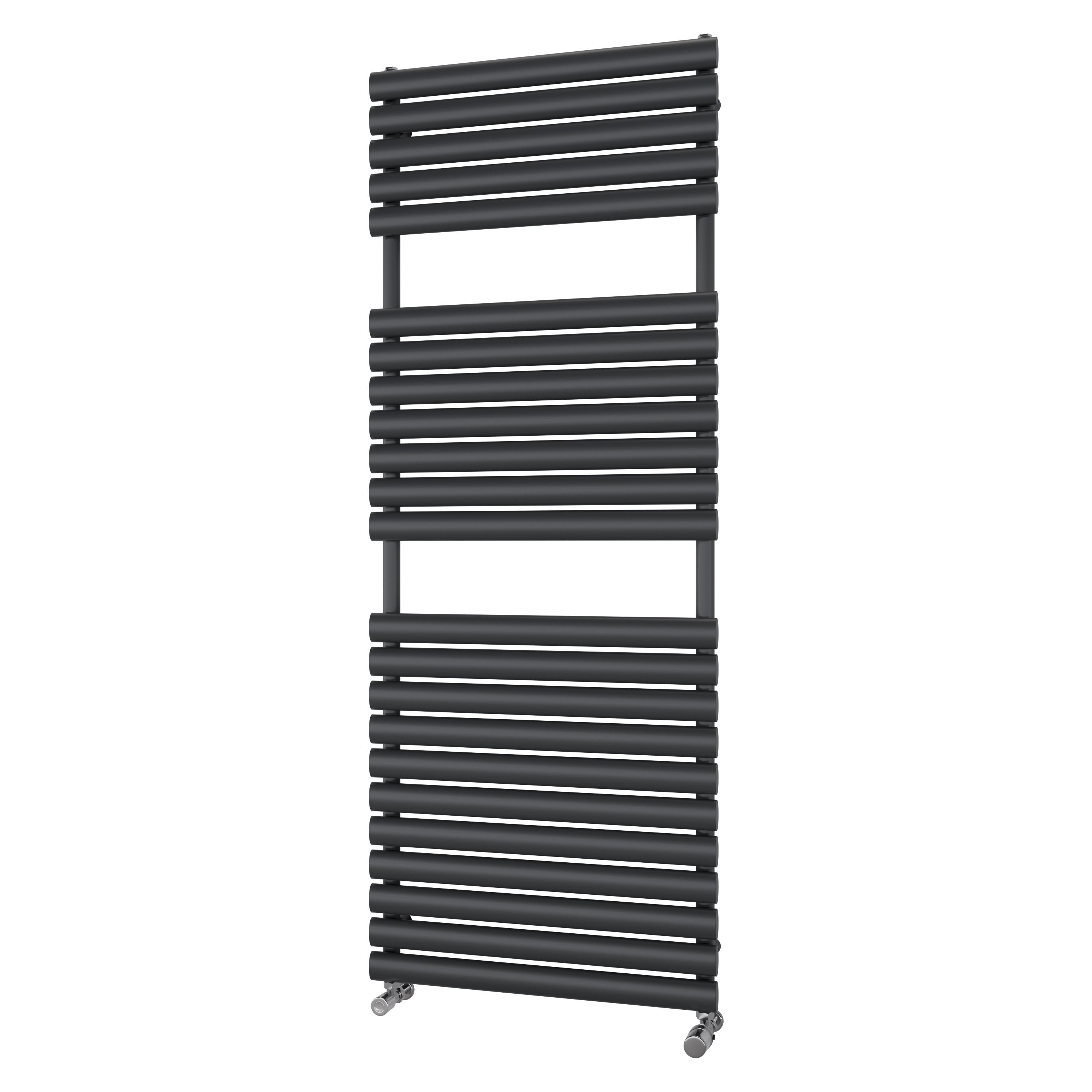 Ximax Nestor Satin Anthracite Vertical Designer Radiator, (W)600mm X (H)1570mm | Compare The Build