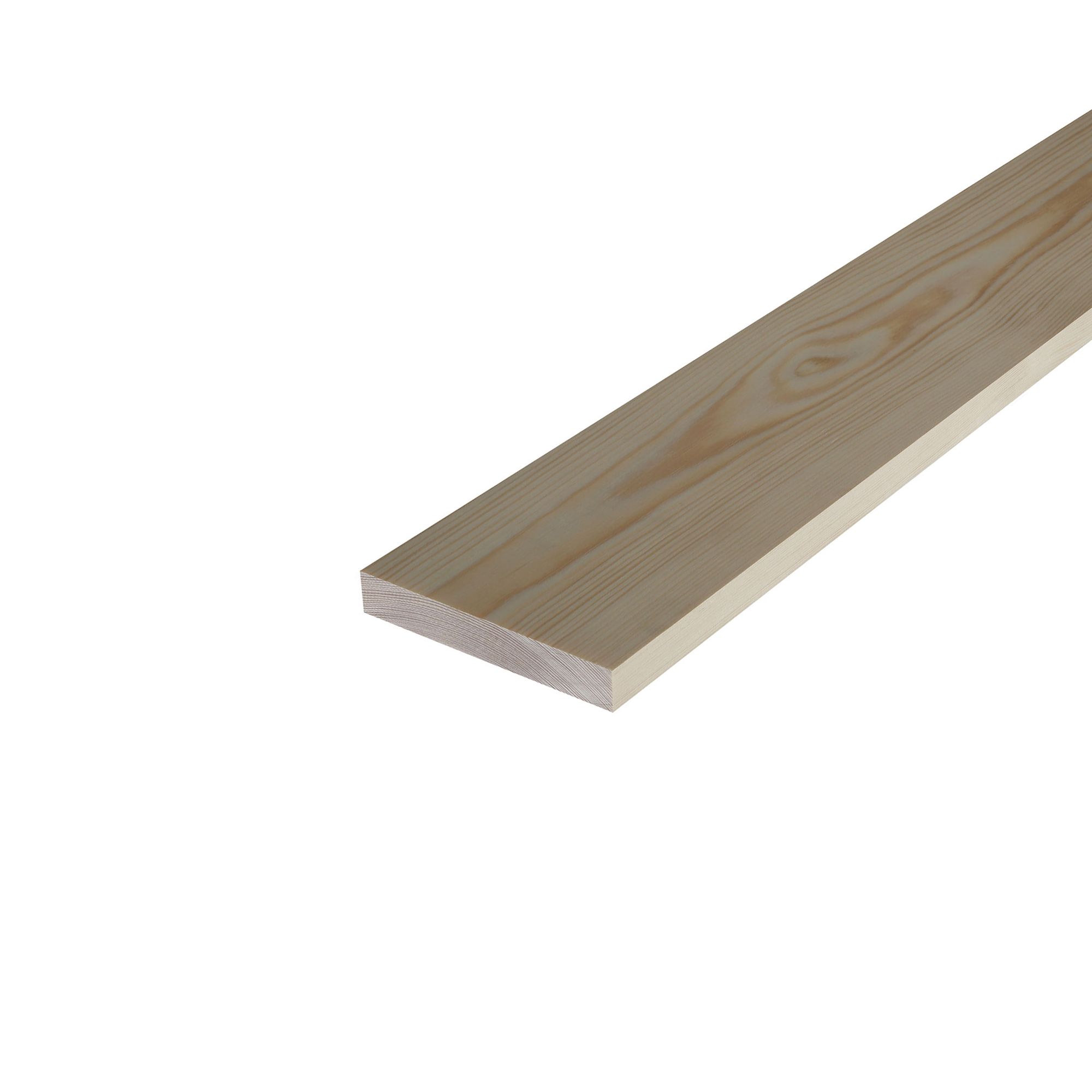 Cheshire Mouldings Smooth Square edge Pine Stripwood (L)2.4m (W)92mm (T)21mm Price Comparisons | Compare The Build