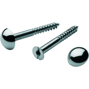 Wickes Mirror Screws - No 8 x 38mm Pack of 4 Price Comparisons | Compare The Build