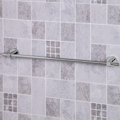 Croydex Epsom Flexi-Fix Chrome Towel Rail - QM482741 | Compare The Build