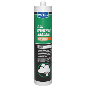 Wickes White All Weather Polymer Sealant - 300ml Price Comparisons | Compare The Build