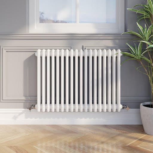 Park Lane Traditional Colosseum Triple Bar Column Radiator White 600 x 830mm Price Comparisons | Compare The Build