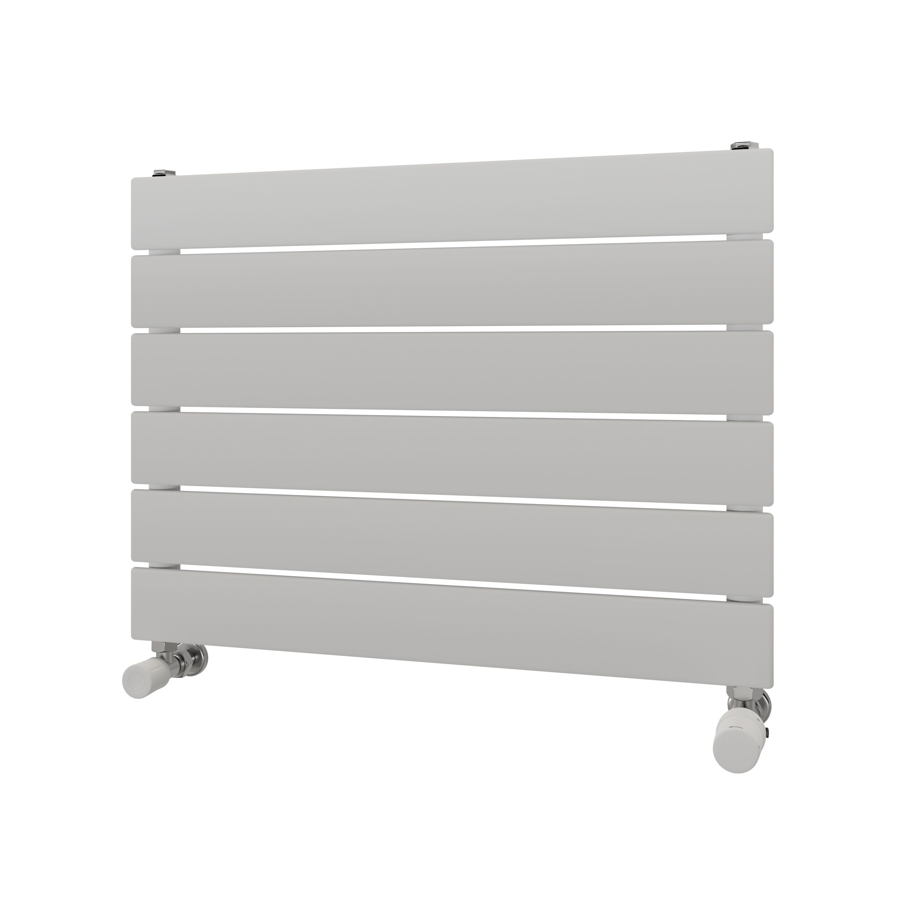 Ximax Vertirad Horizontal Satin White Horizontal Designer Panel Radiator, (W)600mm X (H)445mm Price Comparisons | Compare The Build