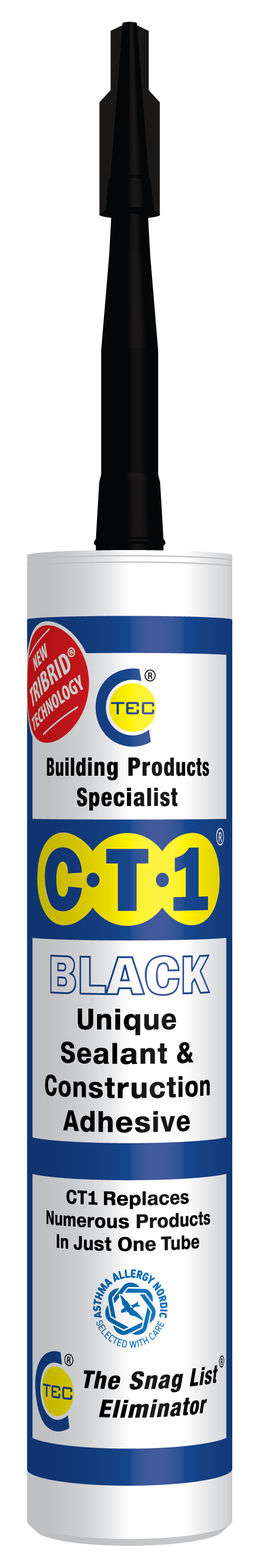 C-TEC Black Sealant CT1 Tube 290ml Price Comparisons | Compare The Build