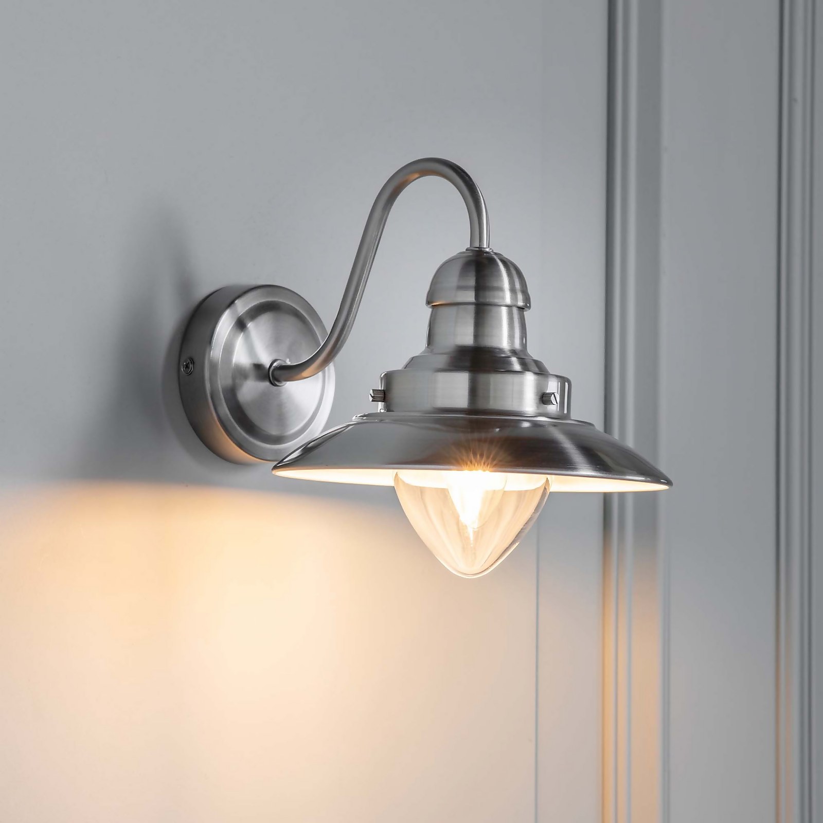 Chadwick Wall Light - Nickel | Compare The Build