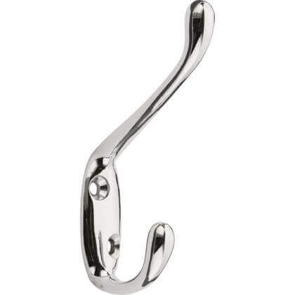 Hat &amp; Coat Hook - Polished Chrome - Wall/Door Mountable - Decohooks | Compare The Build