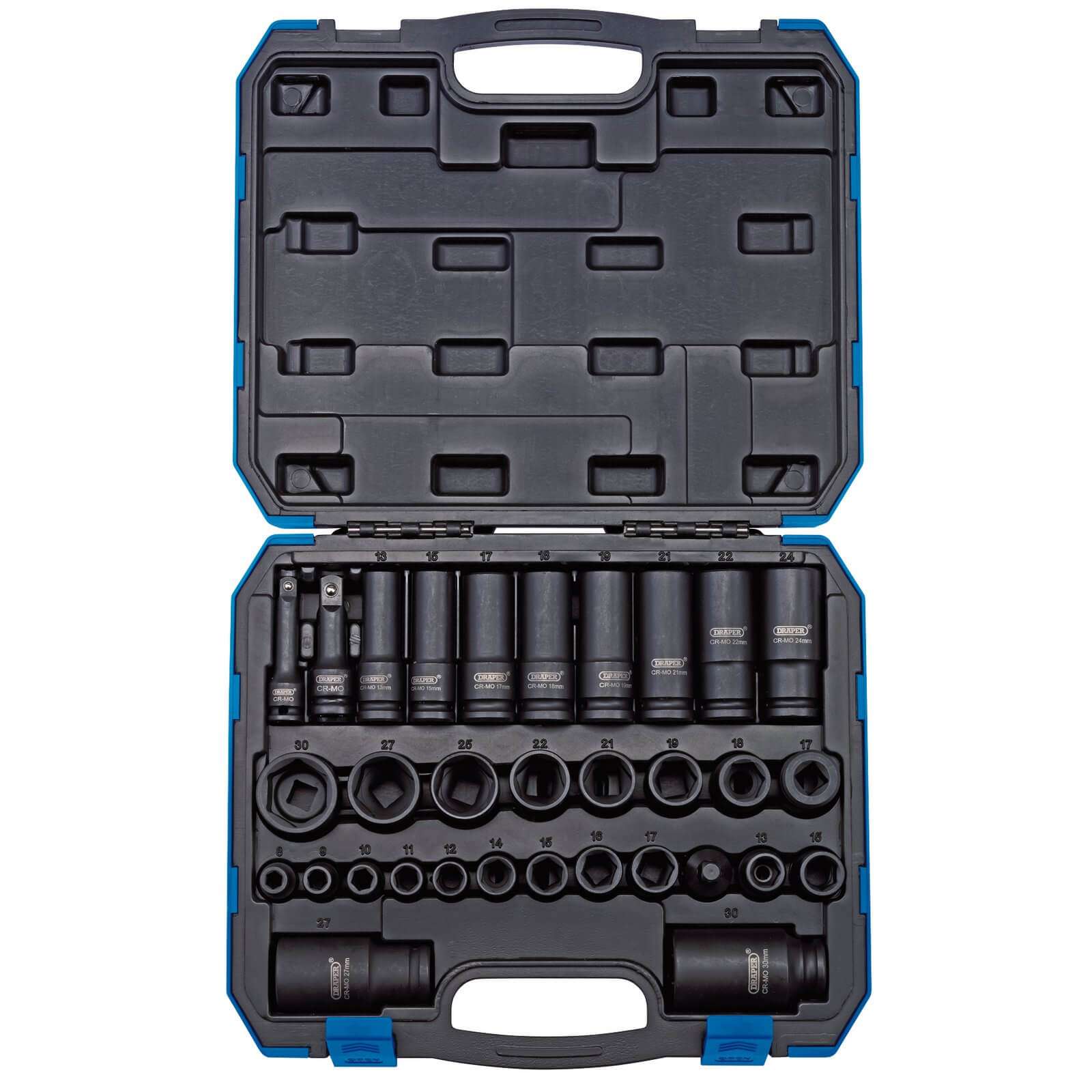 Draper 32 Piece Combination Drive Impact Hex Socket Set Metric Combination Price Comparisons | Compare The Build