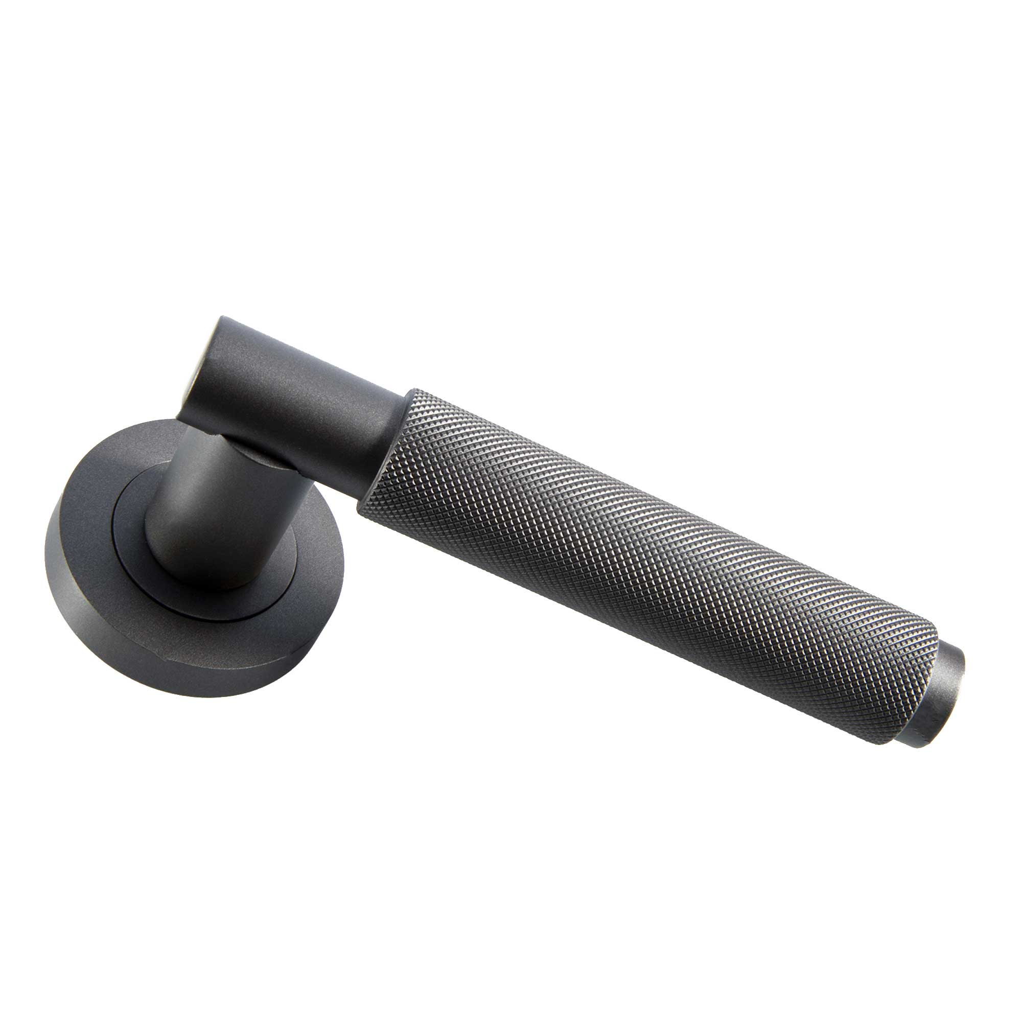 Varese Knurled Lever On Rose Door Handle Matt Bronze Price Comparisons | Compare The Build