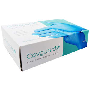 Covguard Nitrile Blue Powder Free Disposable Glove - Box of 100 Price Comparisons | Compare The Build