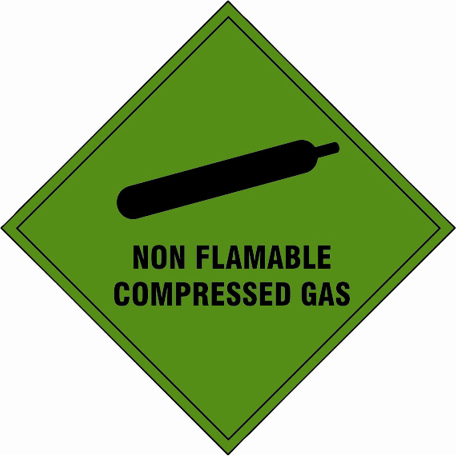 Scan Non Flammable Compressed Gas Sign 100mm 100mm Standard Price Comparisons | Compare The Build