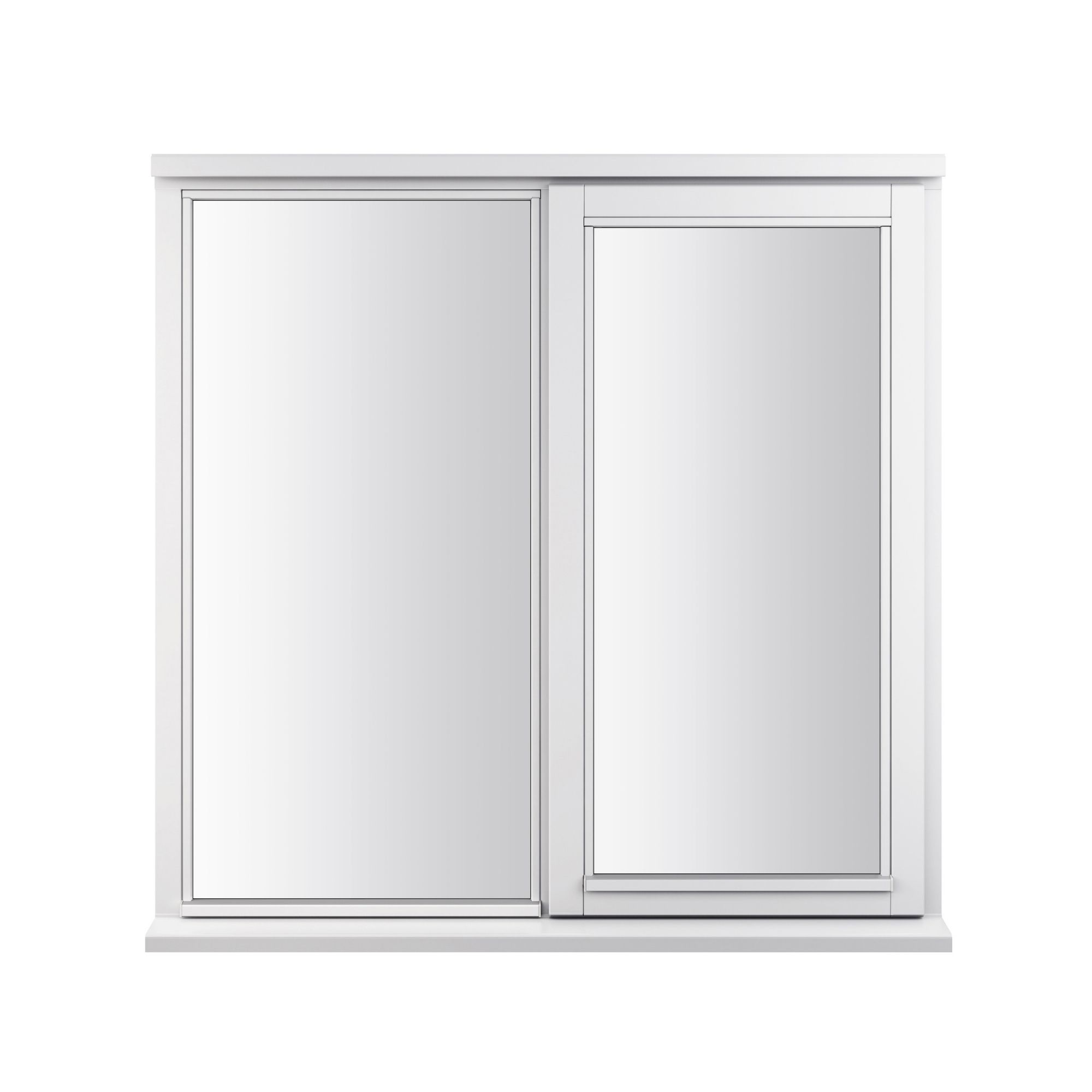 Stormsure Clear Double Glazed White Timber Right-Handed Side Hung Casement Window, (H)1195mm (W)1195mm Price Comparisons | Compare The Build