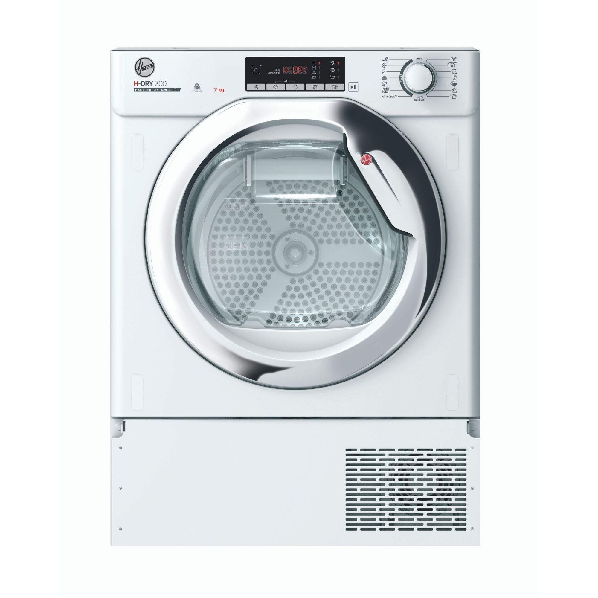 Hoover Batd H7A1Tce-80 White Built-In Heat Pump Tumble Dryer, 7Kg | Compare The Build