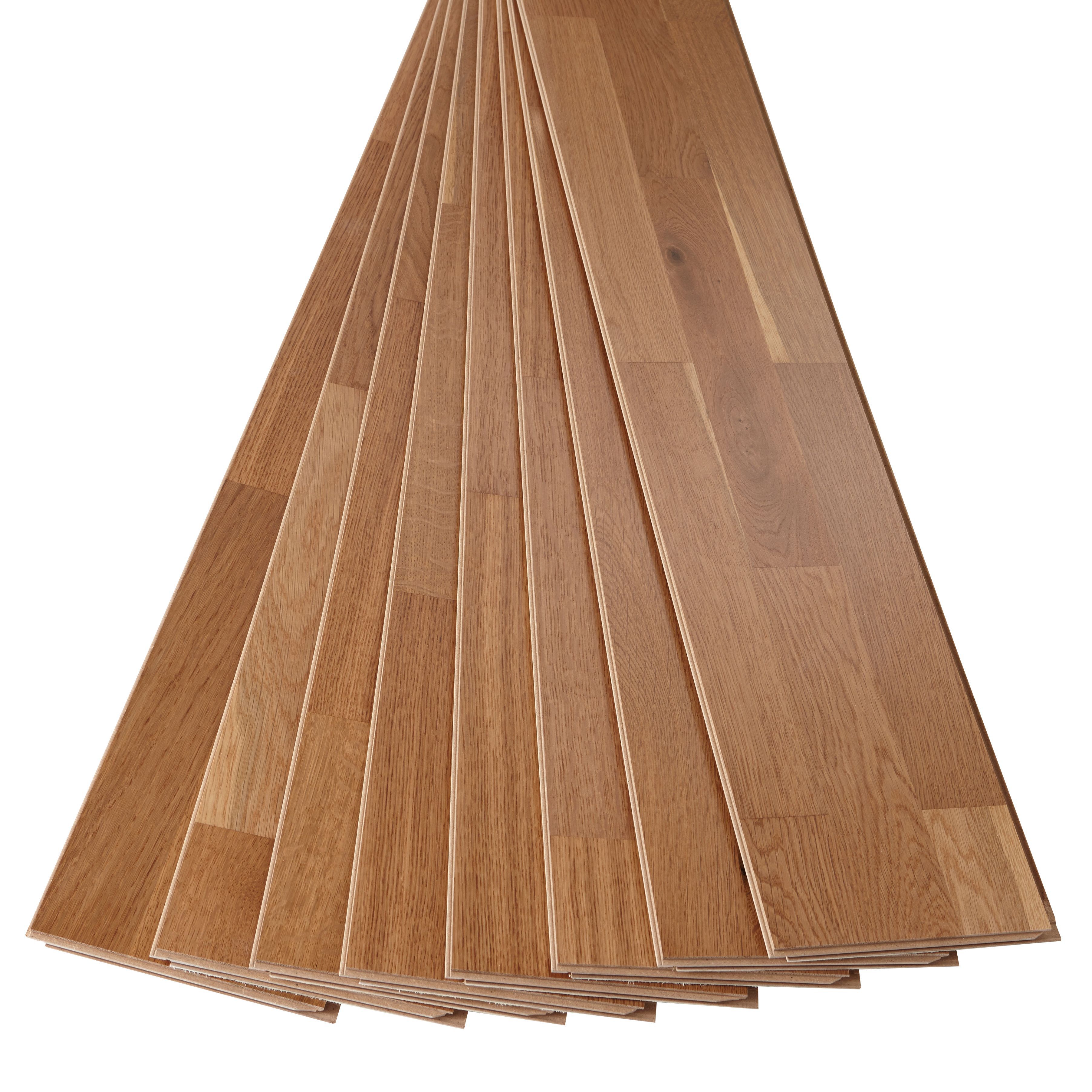 Colours Libretto Smoked Oak Effect Real Wood Top Layer Flooring, 1.58M² Pack Price Comparisons | Compare The Build