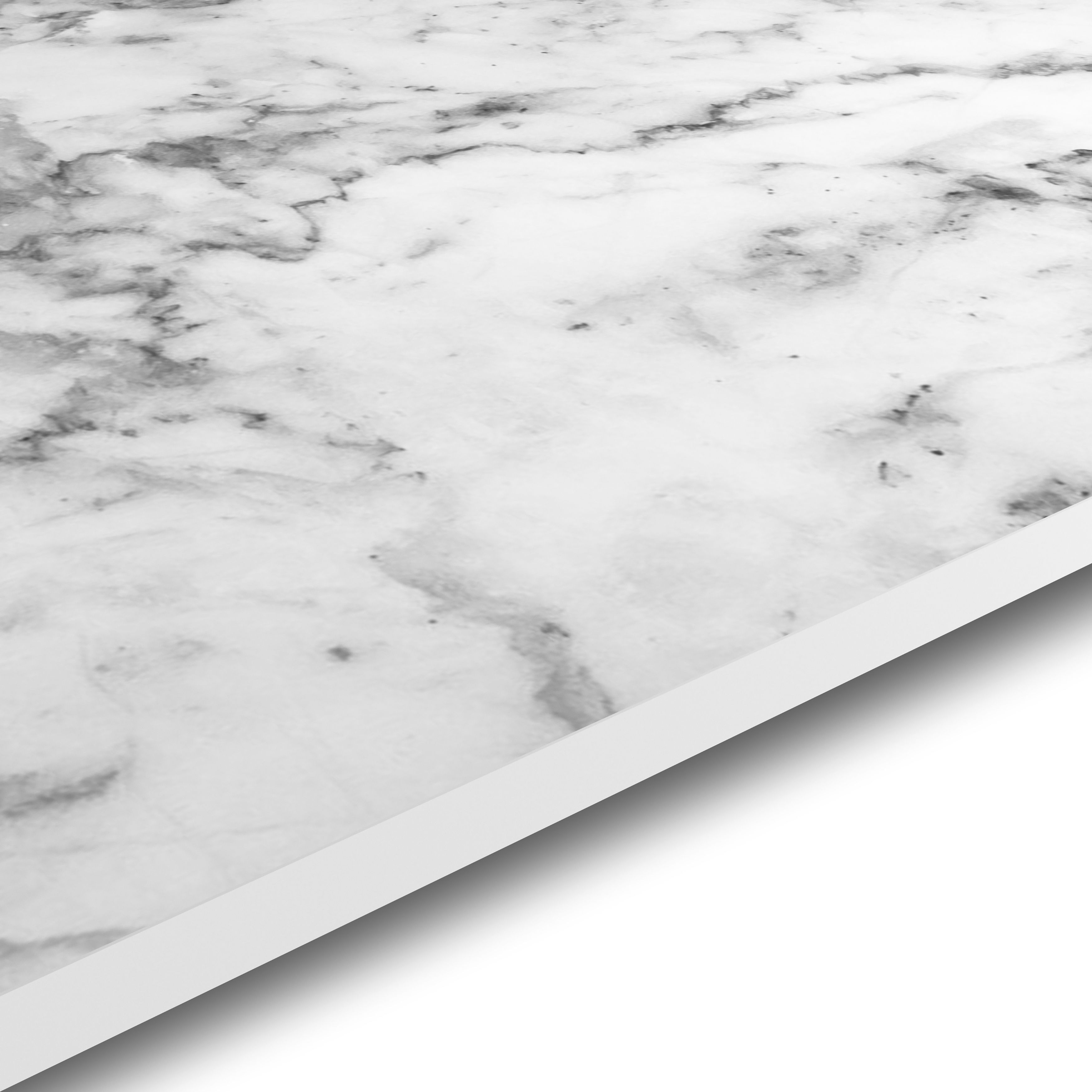 GoodHome 12mm Nepeta Matt White Marble Effect Paper & Resin Square Edge Kitchen Worktop, (L)3000mm Price Comparisons | Compare The Build