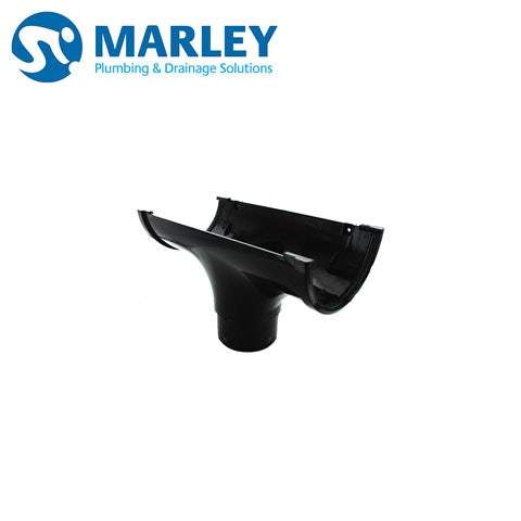 Marley 170mm Highflo Running Outlet - Black Plastic BR454 Price Comparisons | Compare The Build