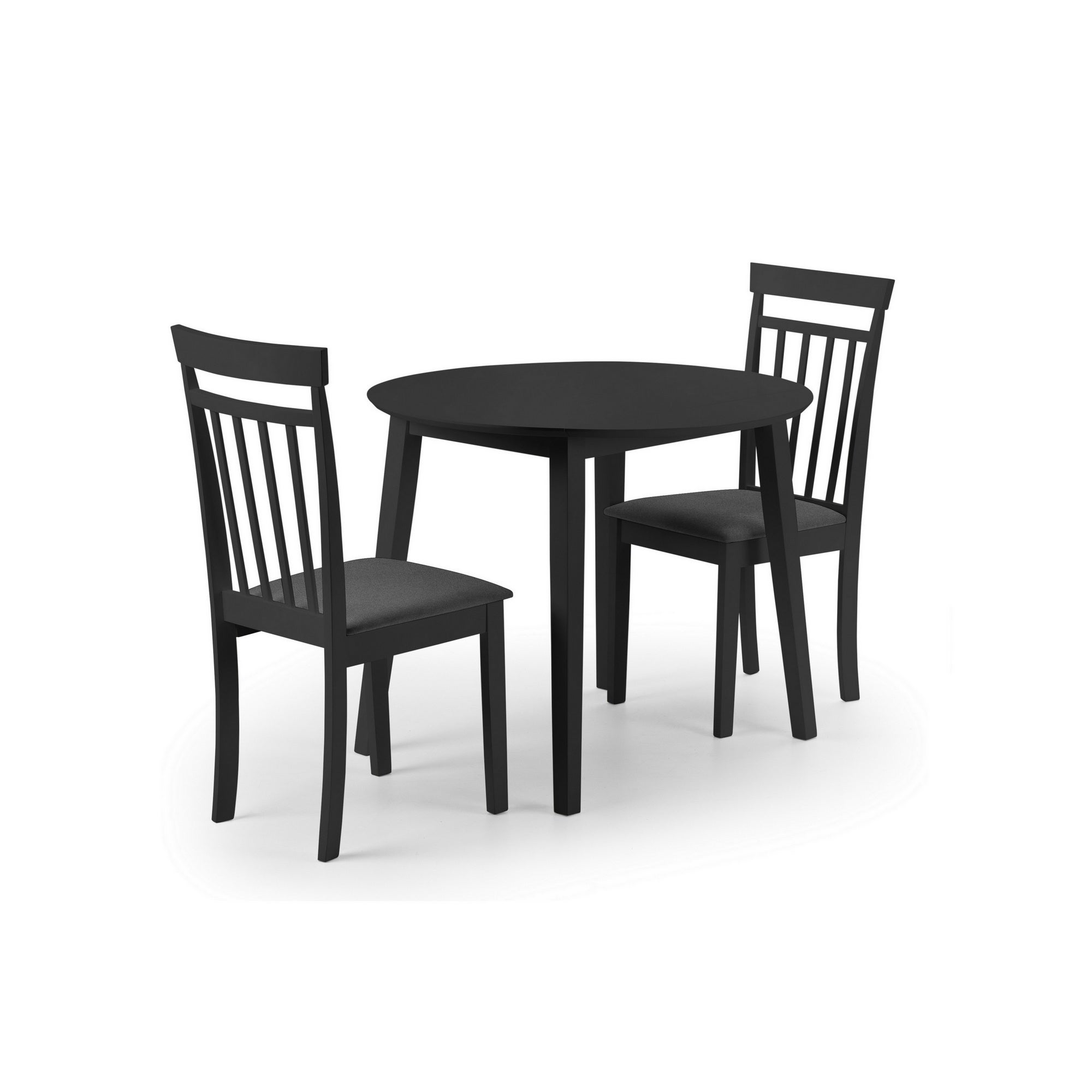 Coast Drop Leaf Dining Set with 2 Coast Dining Chairs White Price Comparisons | Compare The Build