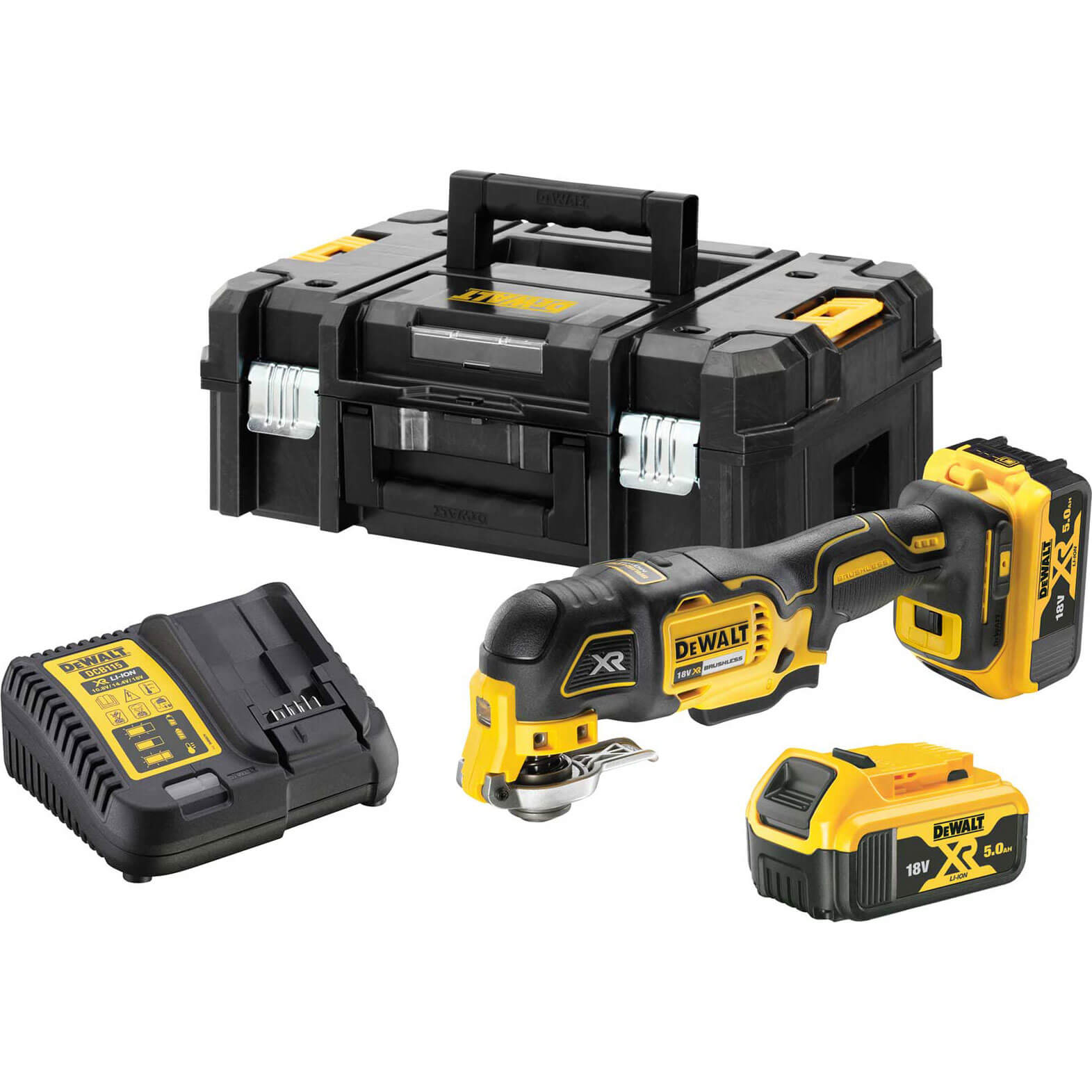 DeWalt DCS356 18V XR Brushless Oscillating Multi Tool 2 x 5ah Li-ion Charger Case Price Comparisons | Compare The Build