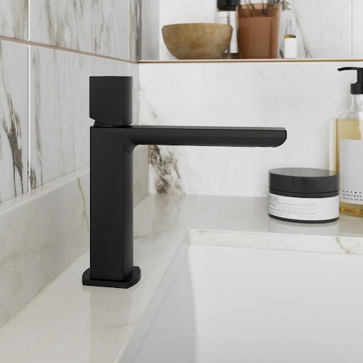 Vitusso Ferentino Basin Mixer Tap - Matt Black Price Comparisons | Compare The Build