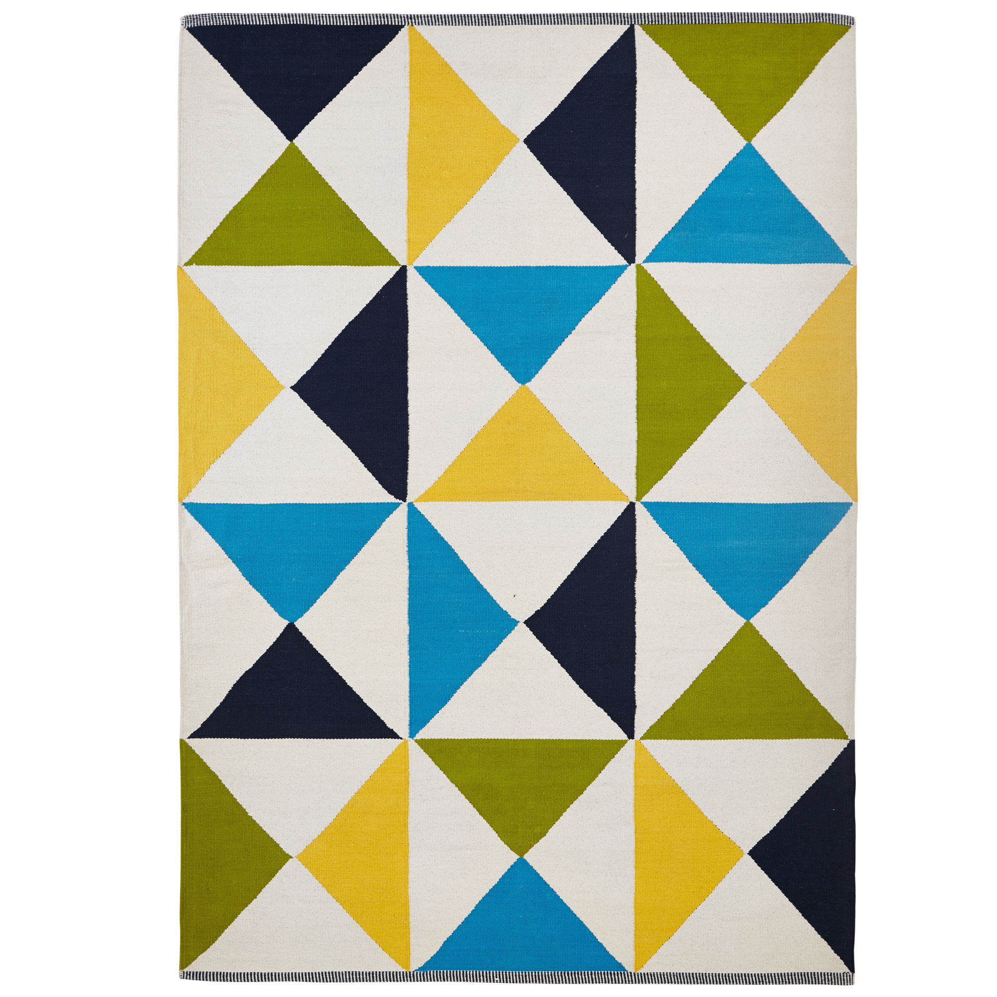 Colours Meghan Geometric Blue, Green & Yellow Rug 230Cmx160Cm Price Comparisons | Compare The Build