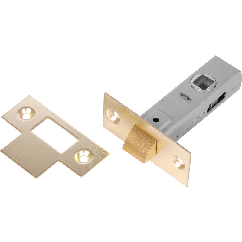 Unbranded Tubular Latch 75mm Brassed in Gold Price Comparisons | Compare The Build