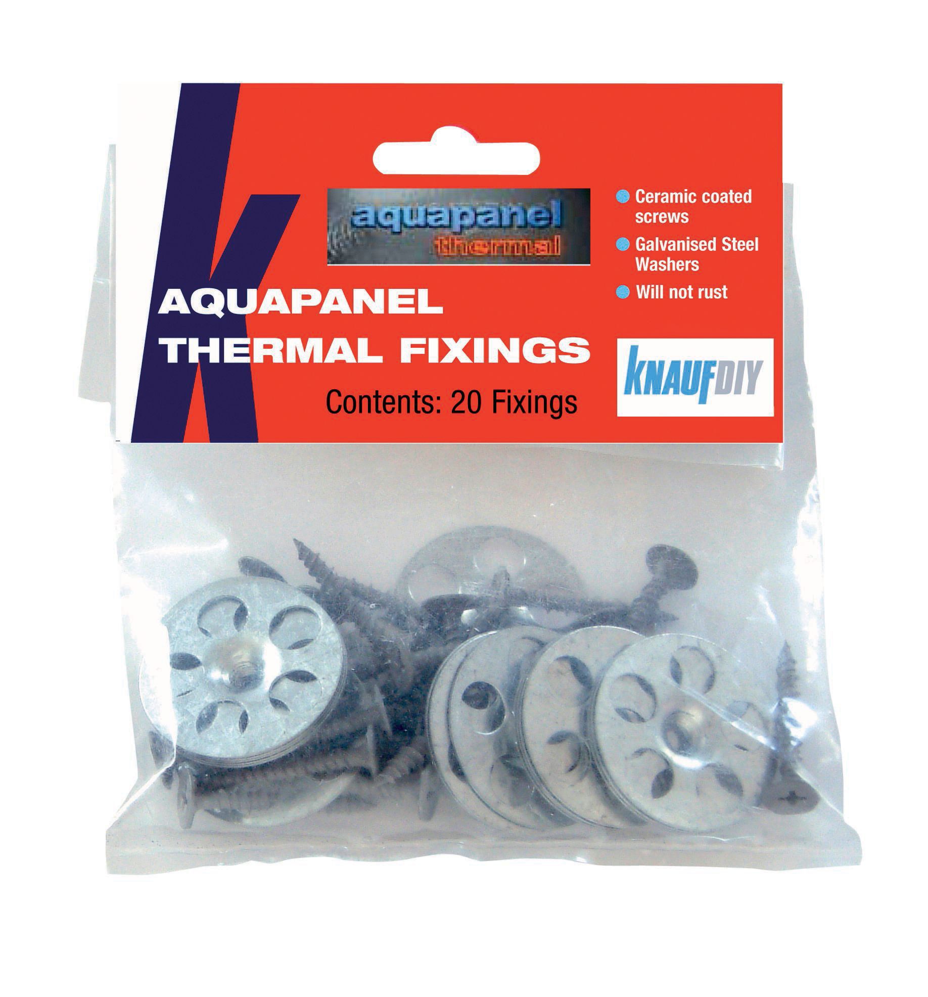 Aquapanel Thermal Fixings Pack 20 Price Comparisons | Compare The Build