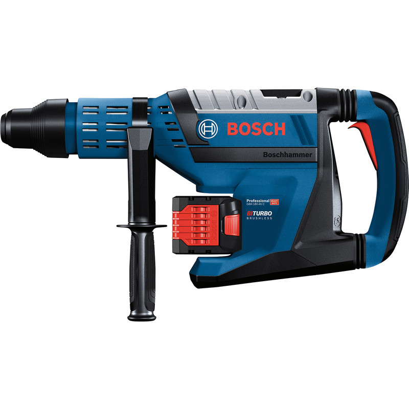 Bosch GBH 18V-45 C BITURBO 18v Cordless SDS Max Rotary Hammer Drill 2 x 12ah Li-ion ProCore Charger Case | Compare The Build