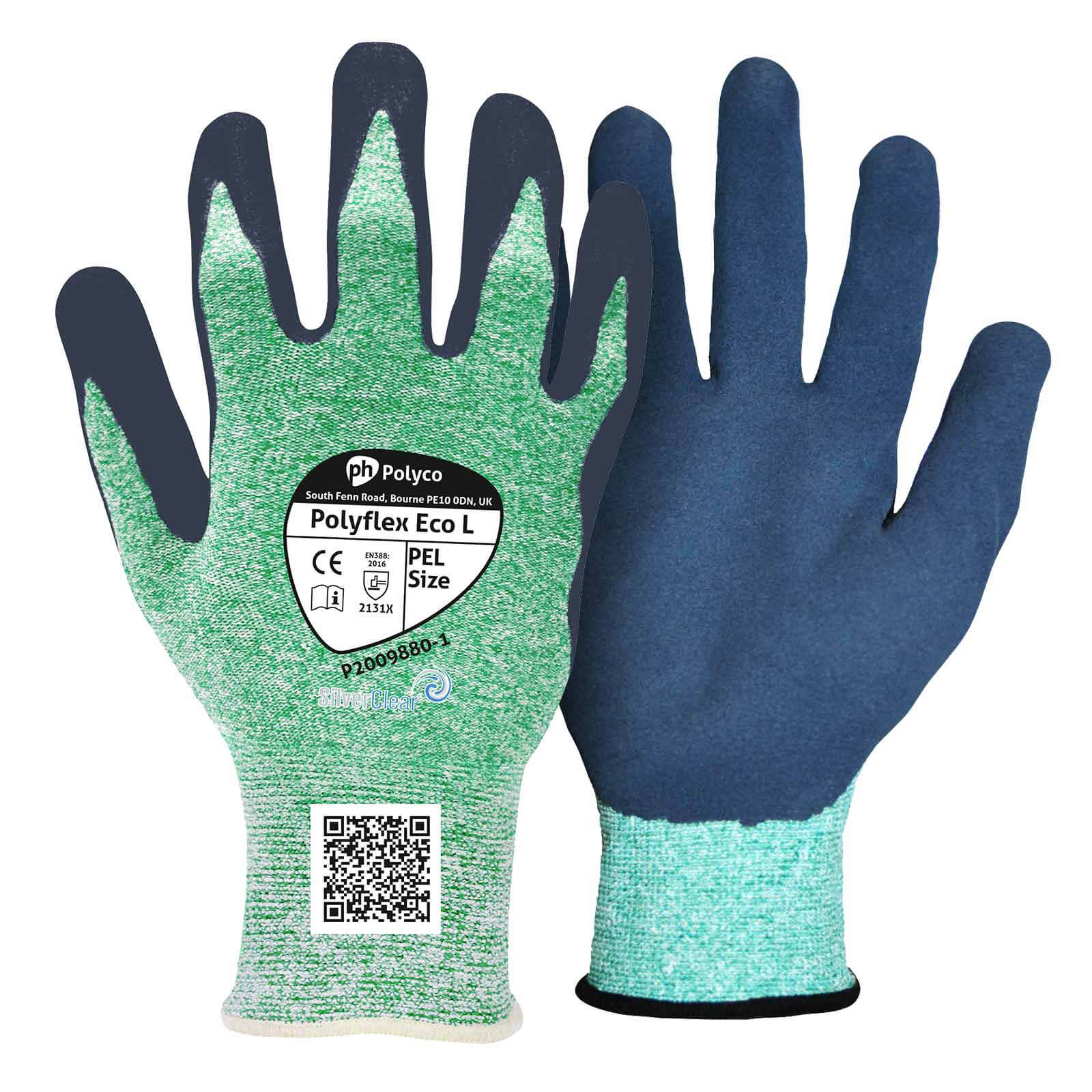 Polyco PEL Polyflex ECO L Latex Coated Gloves L Price Comparisons | Compare The Build