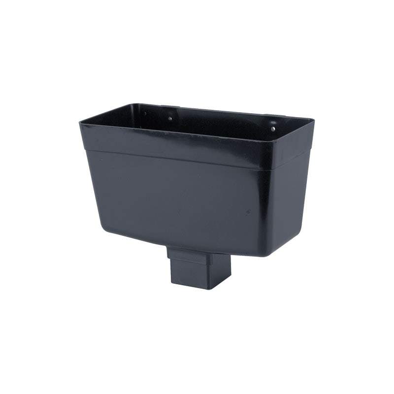 Plastic Guttering Square Downpipe Hopper Head Anthracite Grey - 65mm Brett Martin BR511AG Price Comparisons | Compare The Build