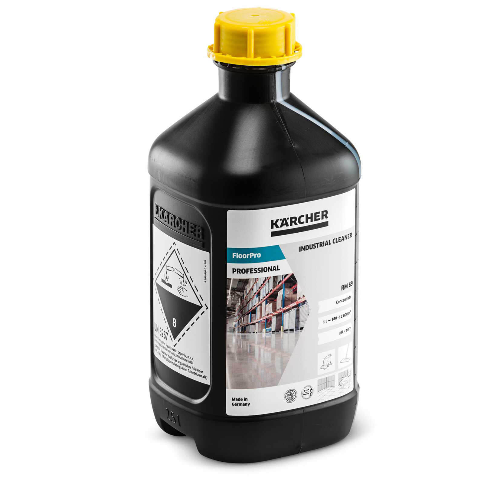 Karcher RM 69 Heavy Duty Floor Cleaning Liquid for Floor Polishers and Scrubber Driers 2.5l | Compare The Build