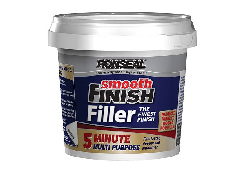 Ronseal RSL5MF290ML 5 Minute Multipurpose Smooth Finish Filler Tub 290ml | Compare The Build