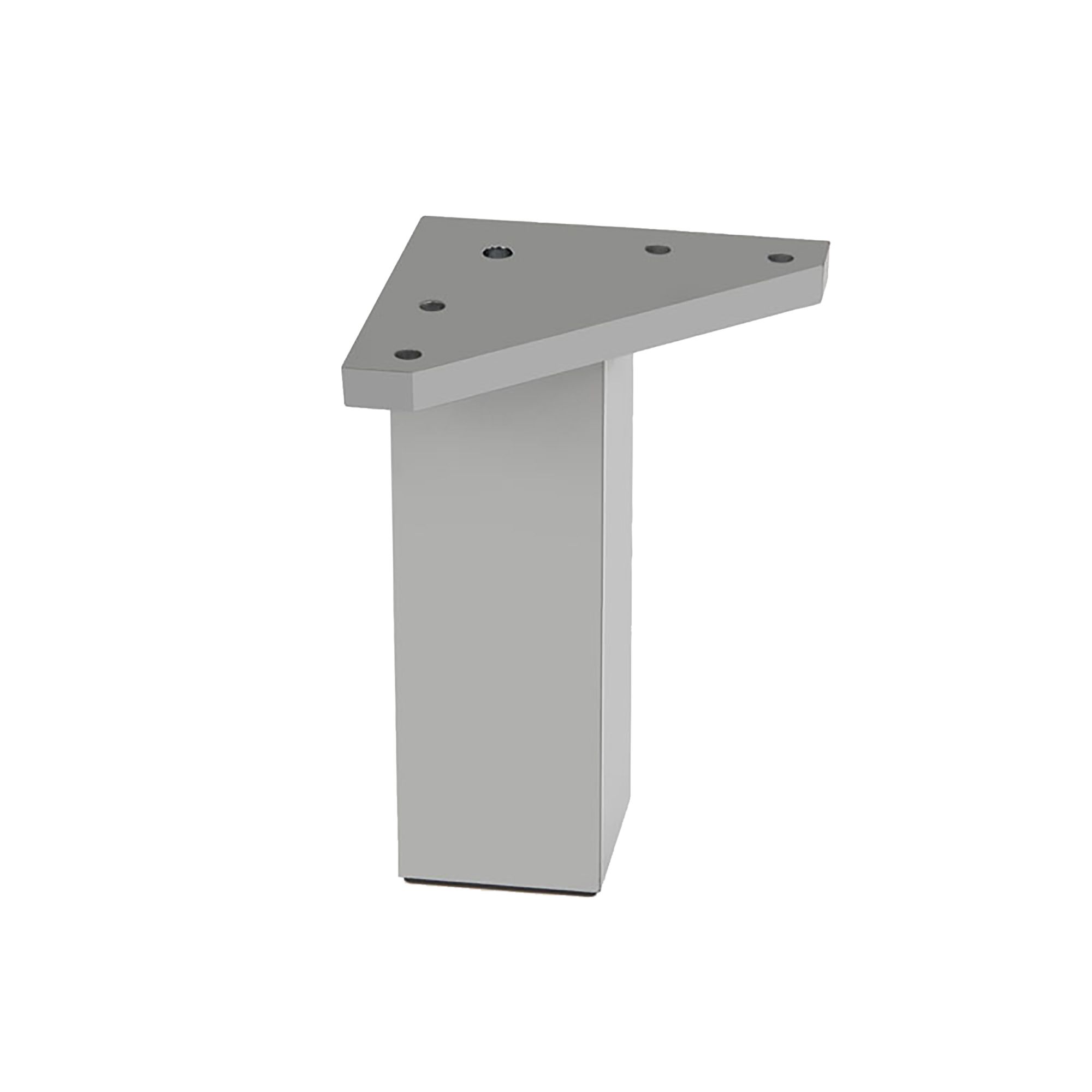 Rothley 100mm Silver Effect Contemporary Cabinet Leg Price Comparisons | Compare The Build