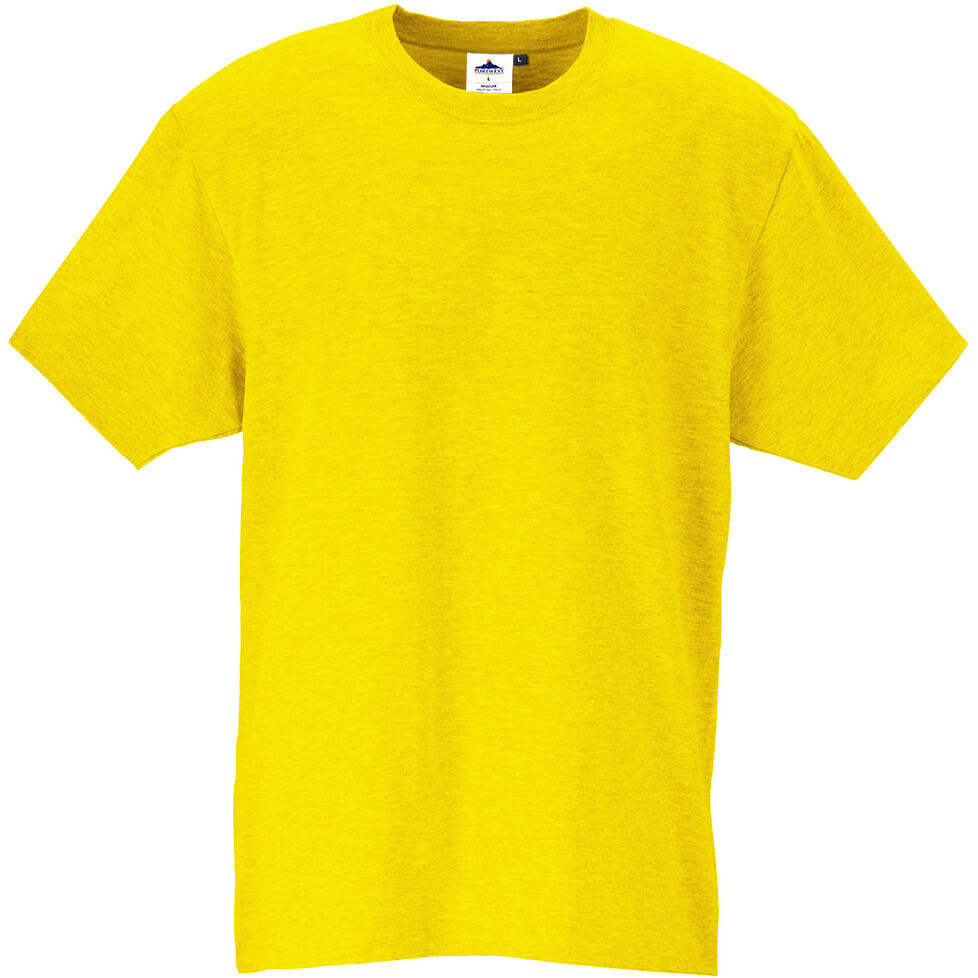 Portwest B195 Turin Premium T-Shirt Yellow S Price Comparisons | Compare The Build