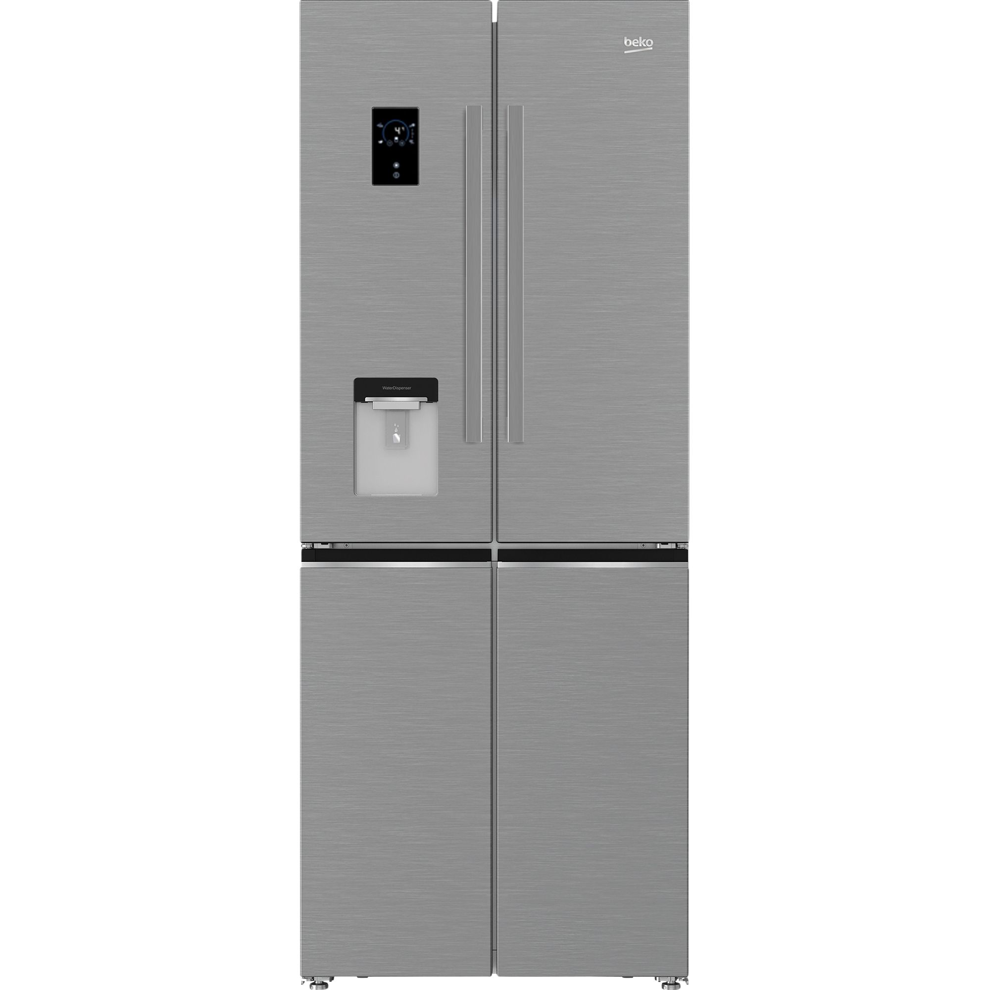 Beko Gne480E20Fdzx American Style Silver Freestanding Fridge Freezer Price Comparisons | Compare The Build