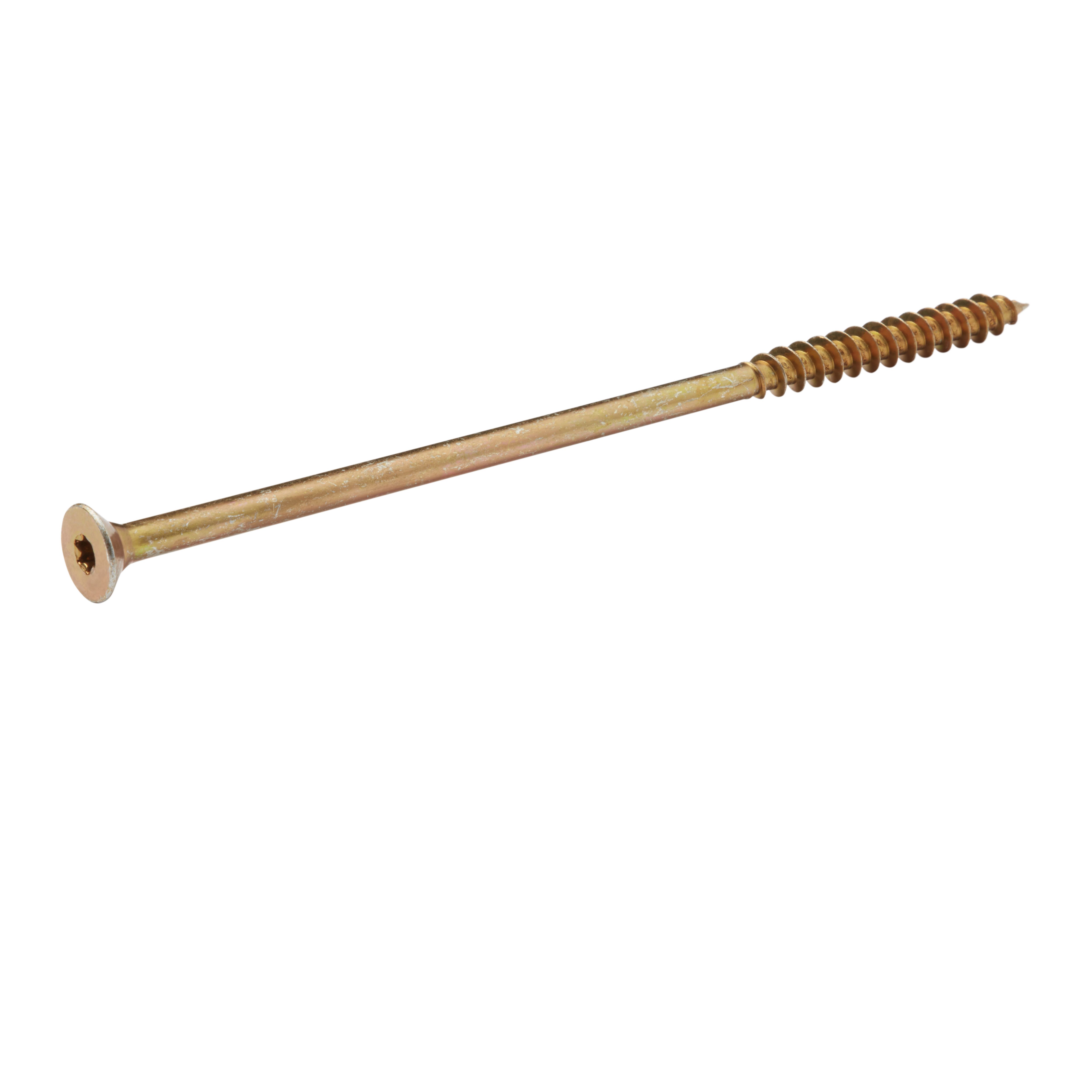 Diall Yellow Zinc-Plated Steel Wood Screw (Dia)10mm (L)220mm, Pack Of 1 Price Comparisons | Compare The Build