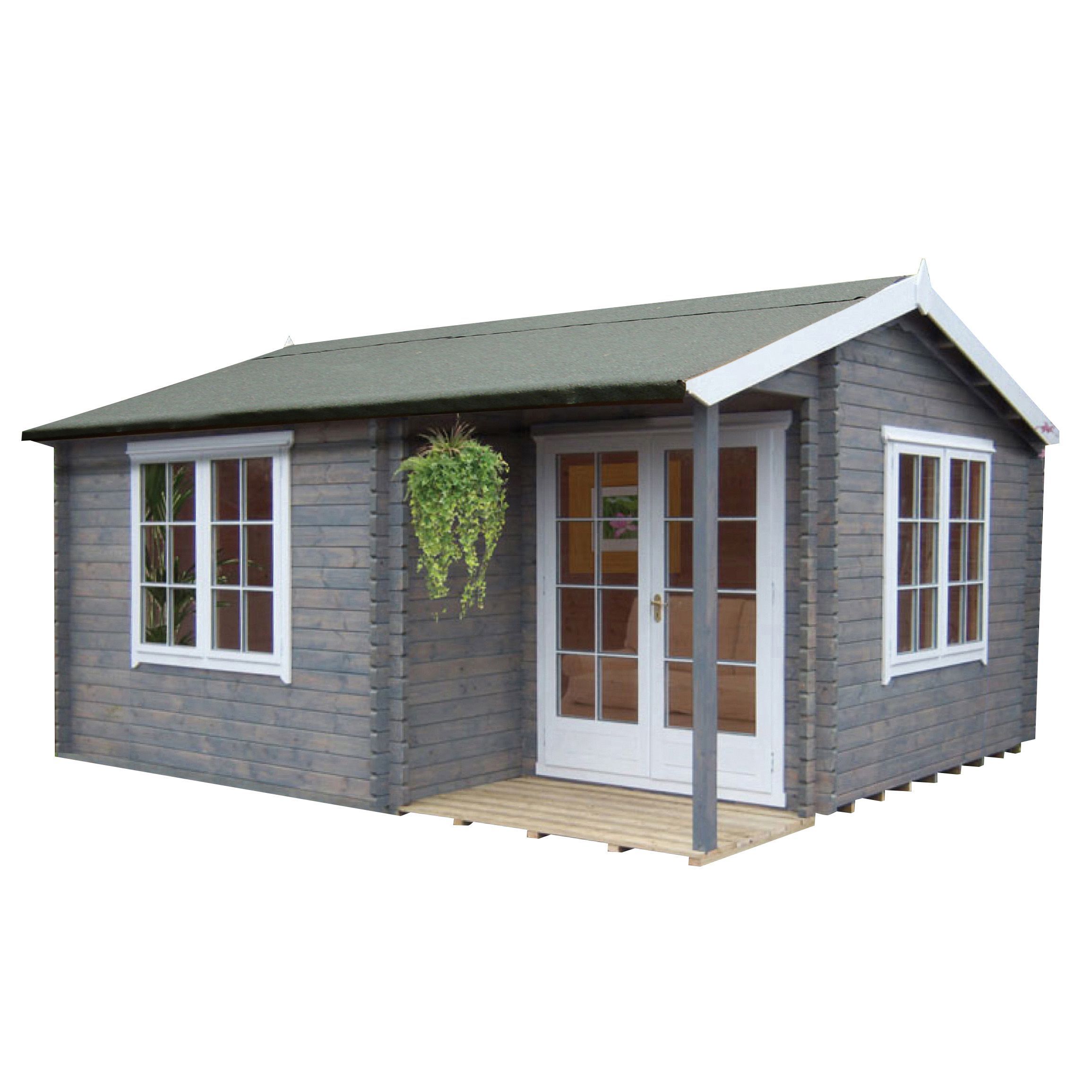 Shire Twyford 14X17 Apex Tongue & Groove Wooden Cabin - Assembly Service Included Price Comparisons | Compare The Build