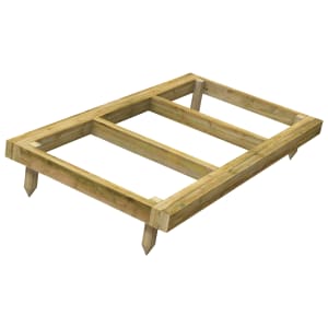 Power Sheds 3 x 6ft Pressure Treated Garden Building Base Kit Price Comparisons | Compare The Build