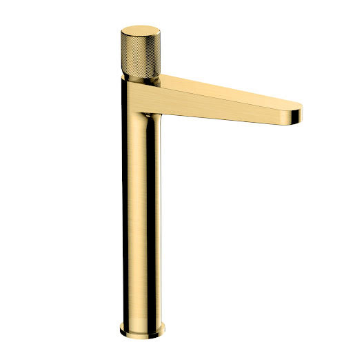 RAK Amalfi High Rise Basin Mixer Tap - Brushed Gold Price Comparisons | Compare The Build