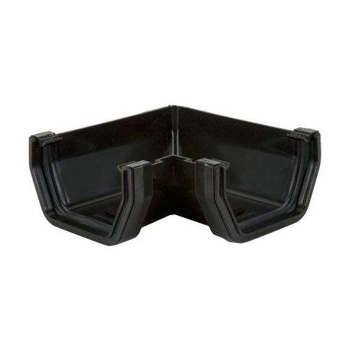 Plastic Guttering Square Style 90 Degree Angle 114mm - Black Brett Martin BR058B Price Comparisons | Compare The Build