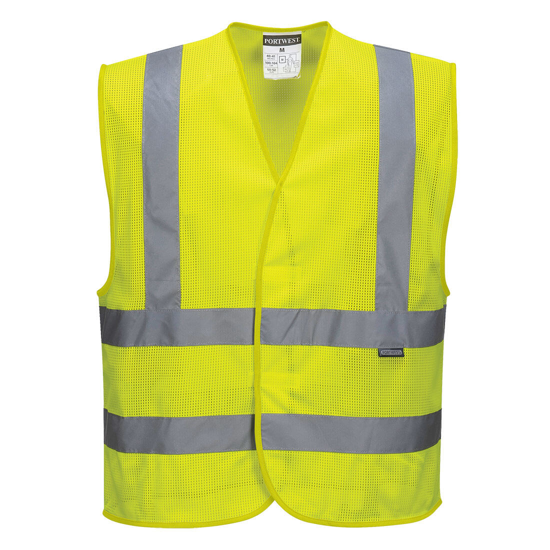 Portwest MeshAir Class 2 Hi Vis Waistcoat Yellow 2XL / 3XL Price Comparisons | Compare The Build