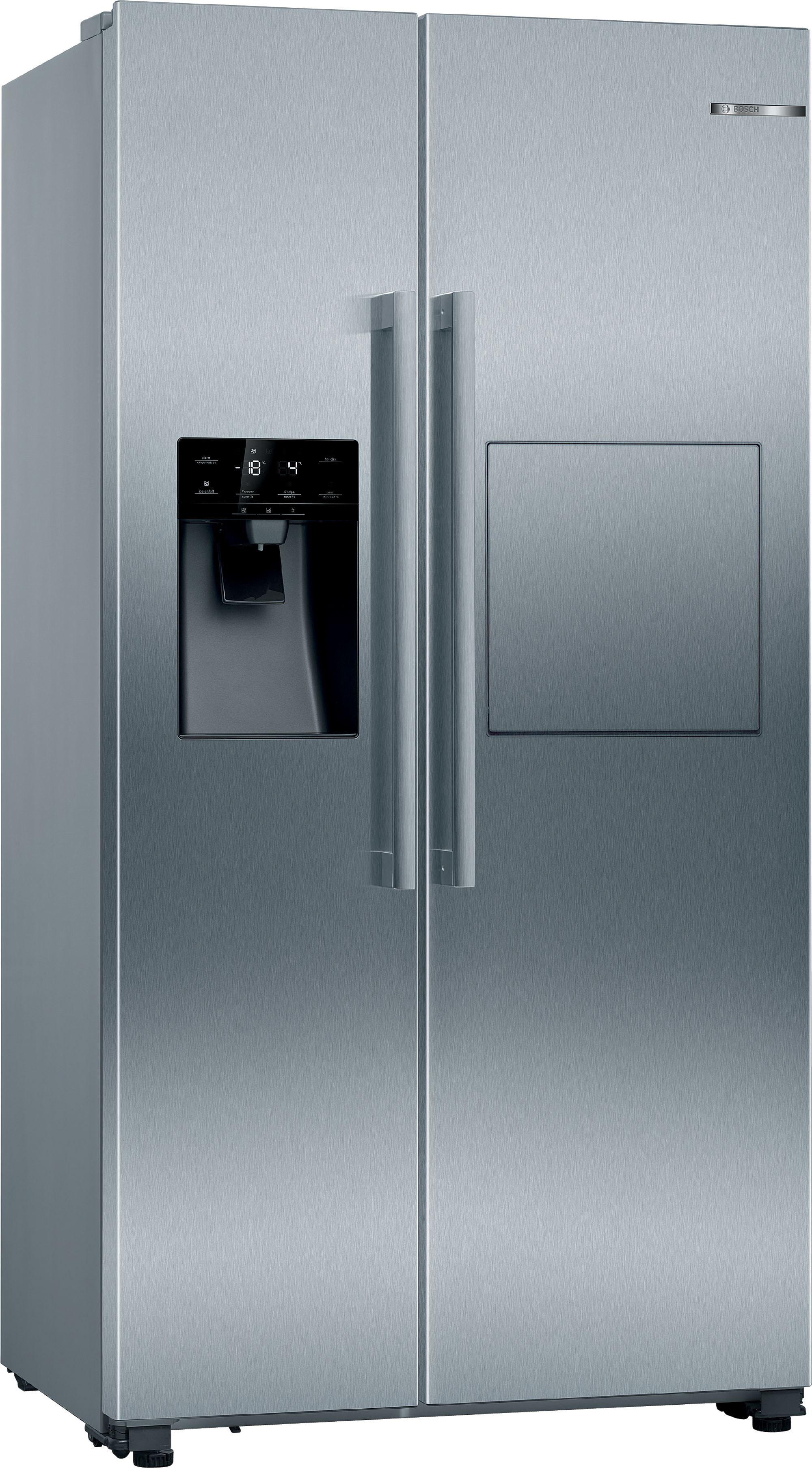 Bosch Kag93Aiepg American Style Silver Freestanding Fridge Freezer | Compare The Build