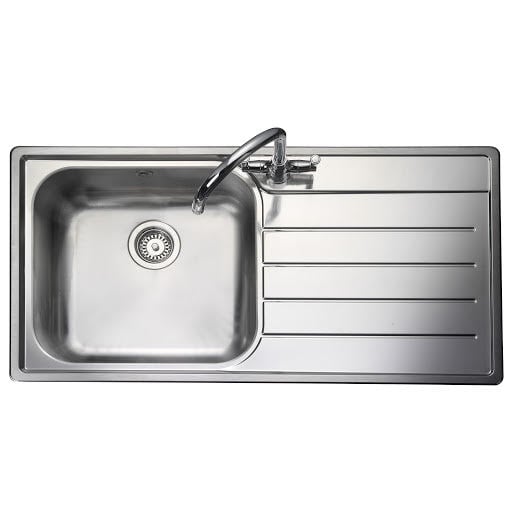 Rangemaster Oakland Stainless Steel Inset Kitchen Sink 1 Bowl Right Hand | Compare The Build