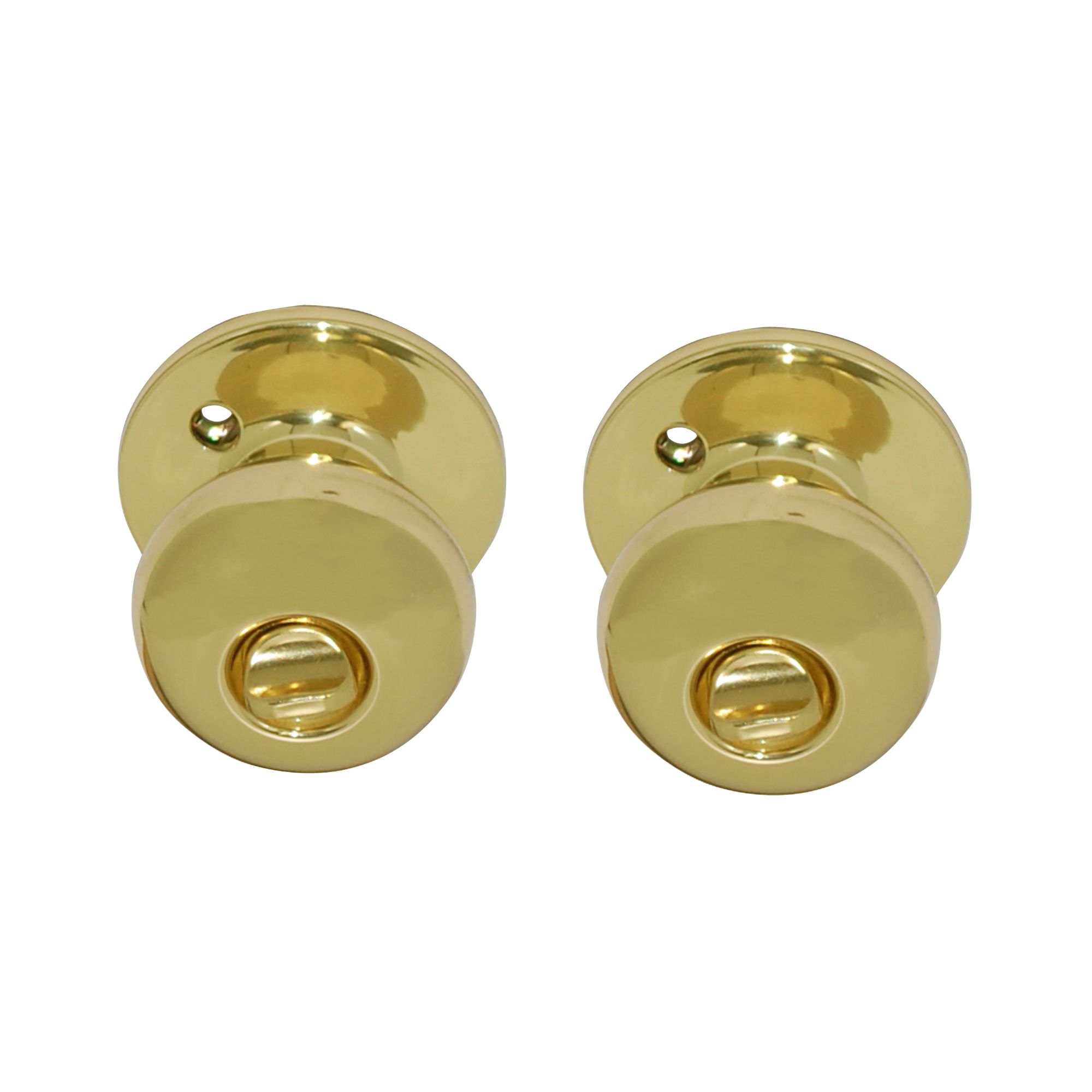 Brass Effect Round Internal Door Knob Price Comparisons | Compare The Build