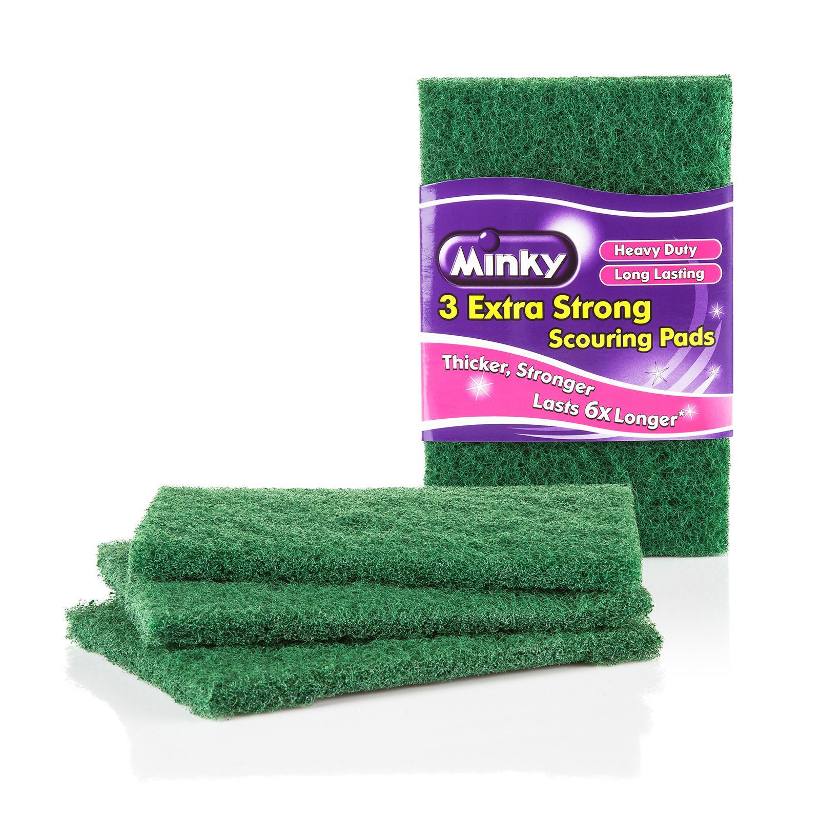 Minky Flat Scourer, Pack Of 3 | Compare The Build